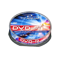 DVD-R TITANUM 4,7 X16 CAKE10