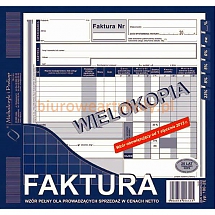 FAKTURA 2/3 A4 VAT(WIEL.100-2E