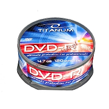 DVD-R TITANUM 4,7 X16 CAKE25