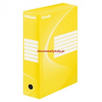 Pudło archiwizacyjne Esselte BOXY 100 A4 żółty 100x245x345 (128423)