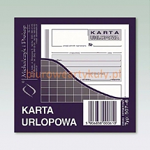 KARTA URLOPOWA           507-6
